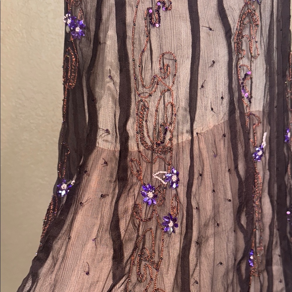 Gorgeous J. Peterman Co Embellished Skirt NWOT - Picture 12 of 16